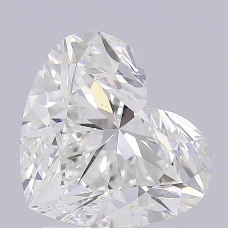 2.46 ct E VVS2 Heart Brilliant lab-grown diamond