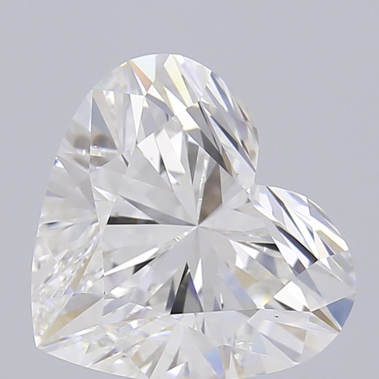 2.79 ct F VVS2 Heart Brilliant lab-grown diamond