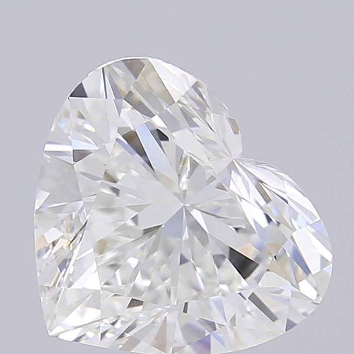 4.02 ct F VVS1 Heart Brilliant lab-grown diamond