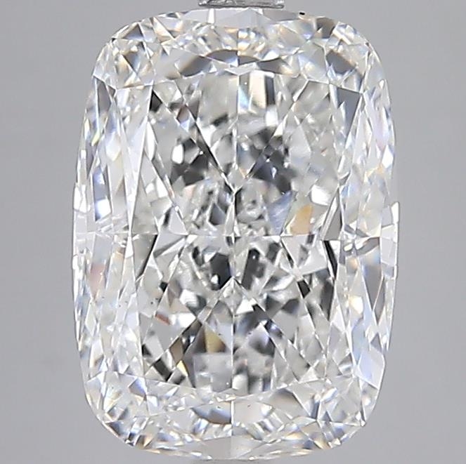 5.02 ct F VS1 Cushion lab-grown diamond