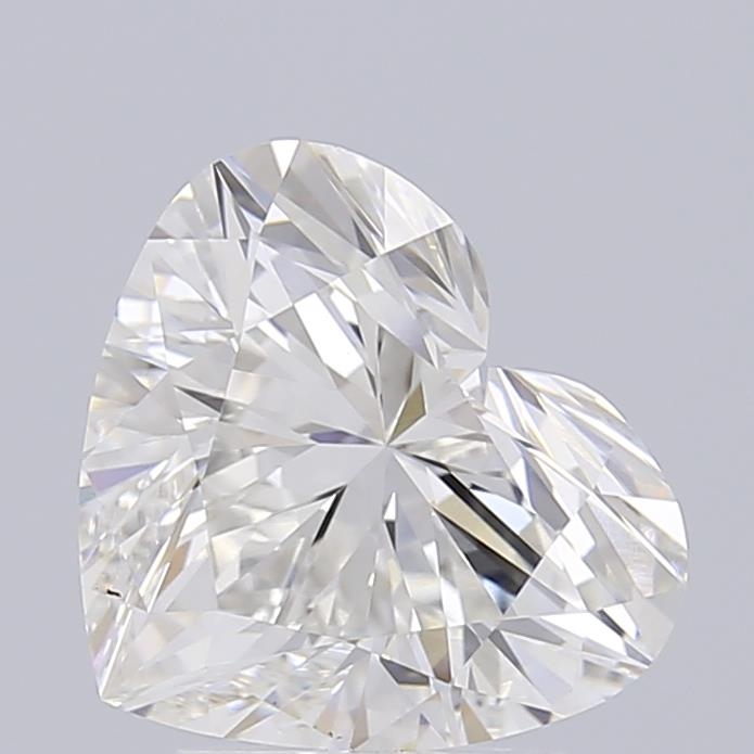 3.06 ct F VVS2 Heart Brilliant lab-grown diamond