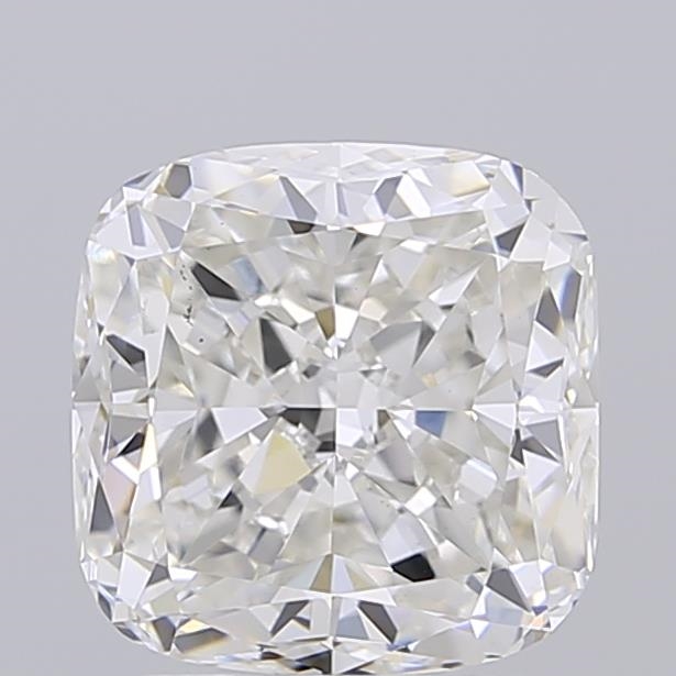 2.85 ct F VVS2 Square Cushion lab-grown diamond