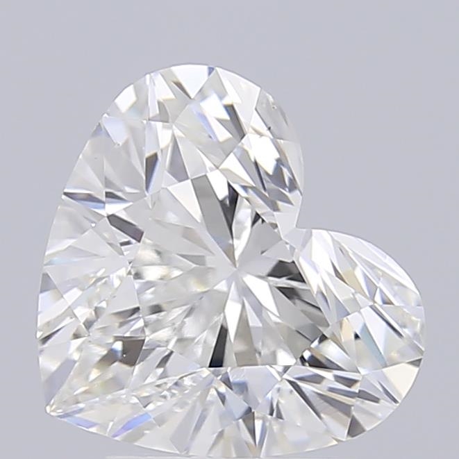3.07 ct E VVS2 Heart Brilliant lab-grown diamond