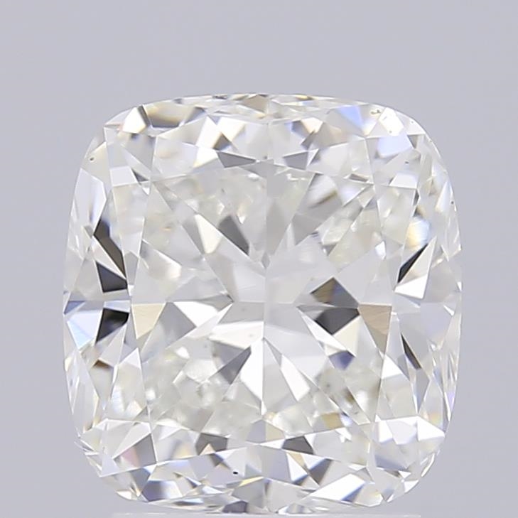 2.55 ct F VVS2 Square Cushion lab-grown diamond