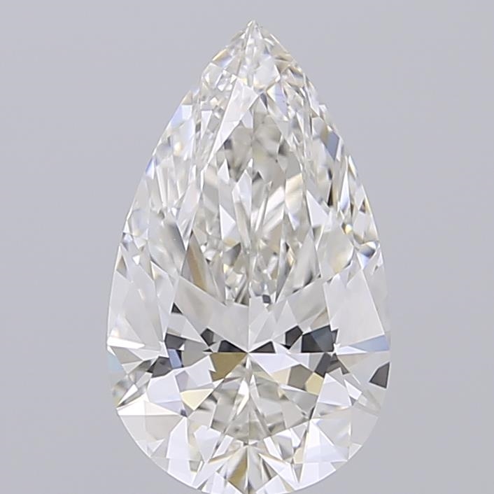 2.02 ct G VVS2 Pear Brilliant lab-grown diamond
