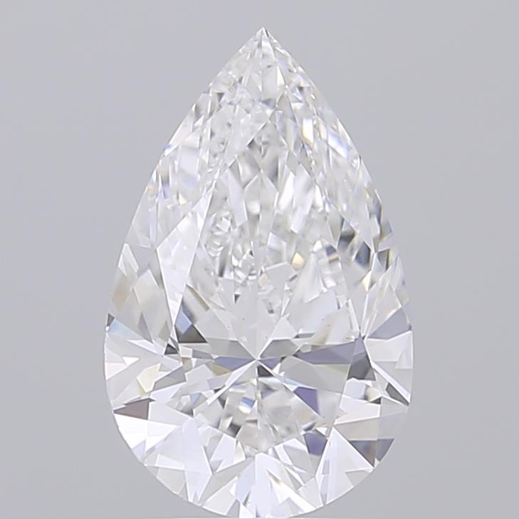2.59 ct D VS1 Pear Brilliant lab-grown diamond