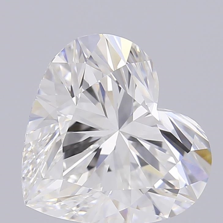2.55 ct F VVS2 Heart Brilliant lab-grown diamond