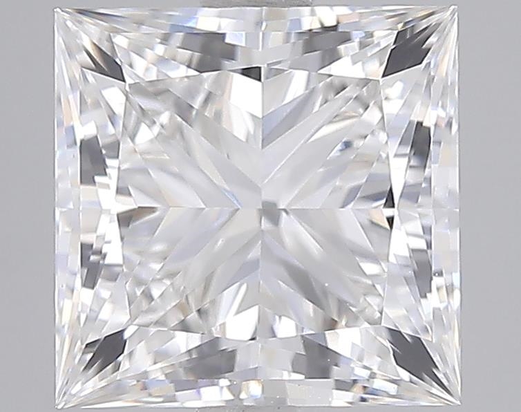 3.02 ct F VVS2 Princess Cut lab-grown diamond