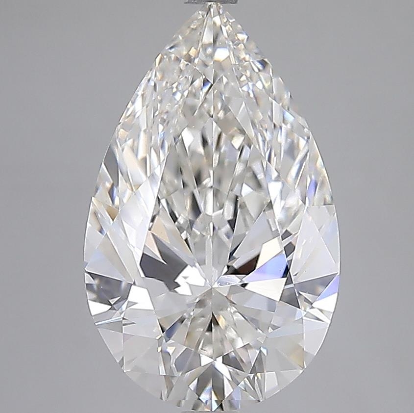 5.01 ct G VVS2 Pear Brilliant lab-grown diamond