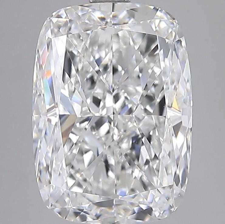 5.09 ct F VVS2 Cushion lab-grown diamond