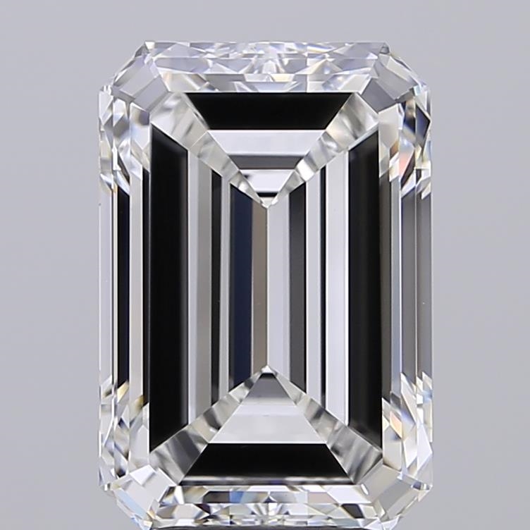 5.00 ct F VVS2 Emerald Cut lab-grown diamond