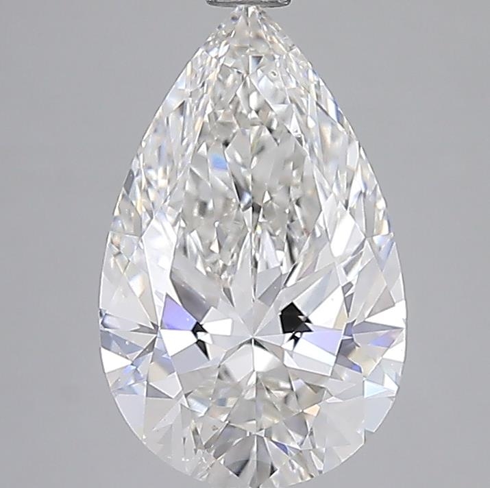 3.08 ct F VVS2 Pear Brilliant lab-grown diamond
