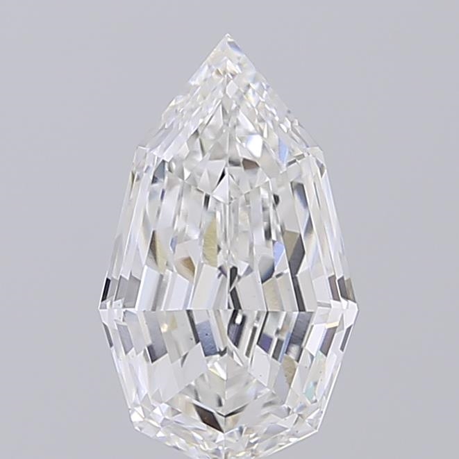 2.02 ct E VS1 Modified Pear Step Cut lab-grown diamond