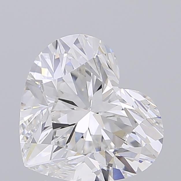 2.58 ct E VVS2 Heart Brilliant lab-grown diamond