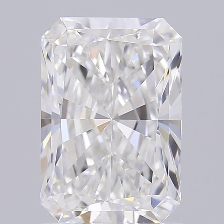 2.01 ct D VVS2 Radiant lab-grown diamond