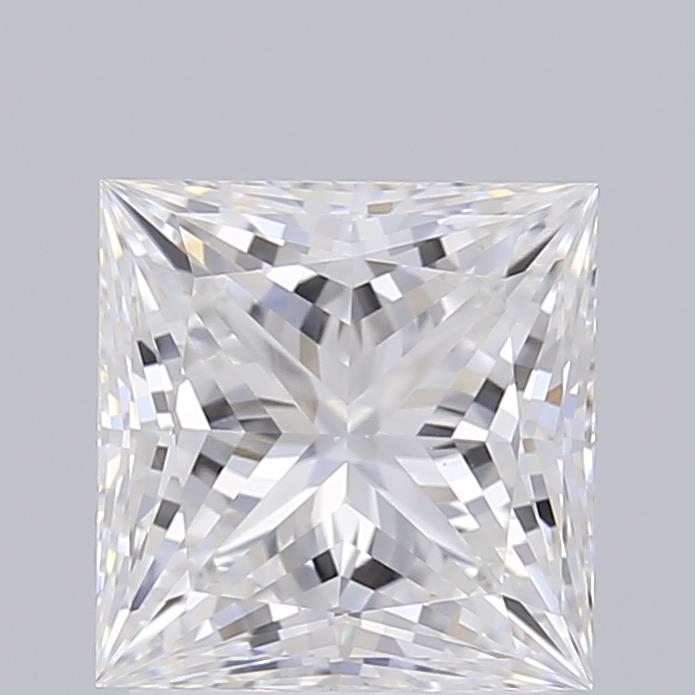 2.03 ct D VVS2 Princess Cut lab-grown diamond