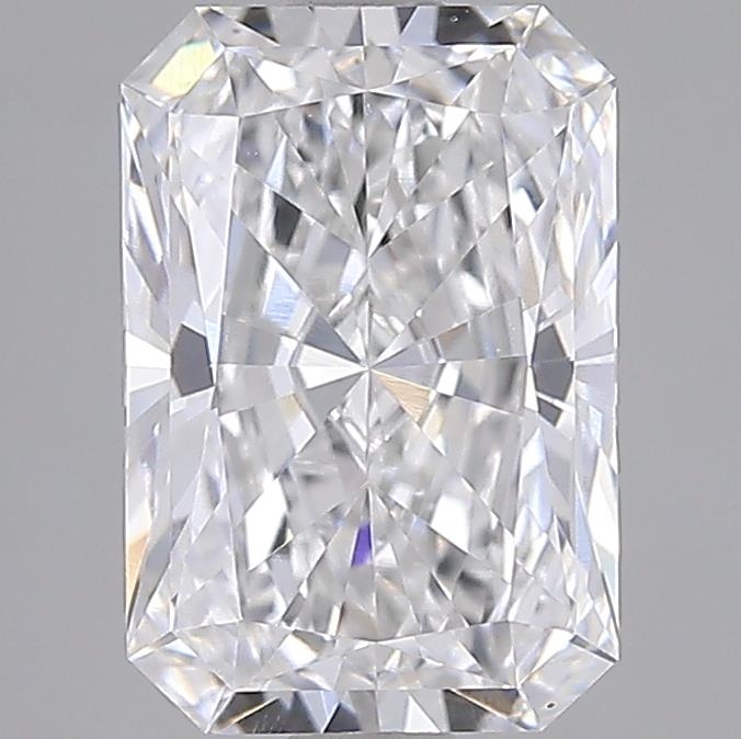 2.10 ct D VVS2 Radiant lab-grown diamond