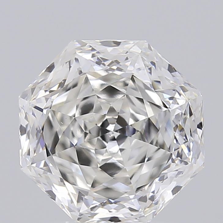 2.31 ct F VVS2 Rose Round lab-grown diamond