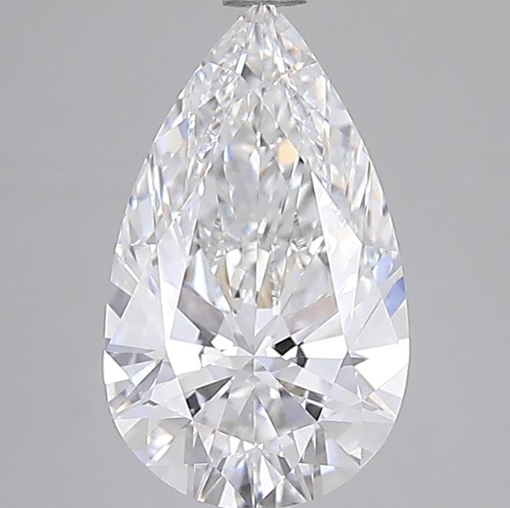 3.05 ct D VVS2 Pear Brilliant lab-grown diamond