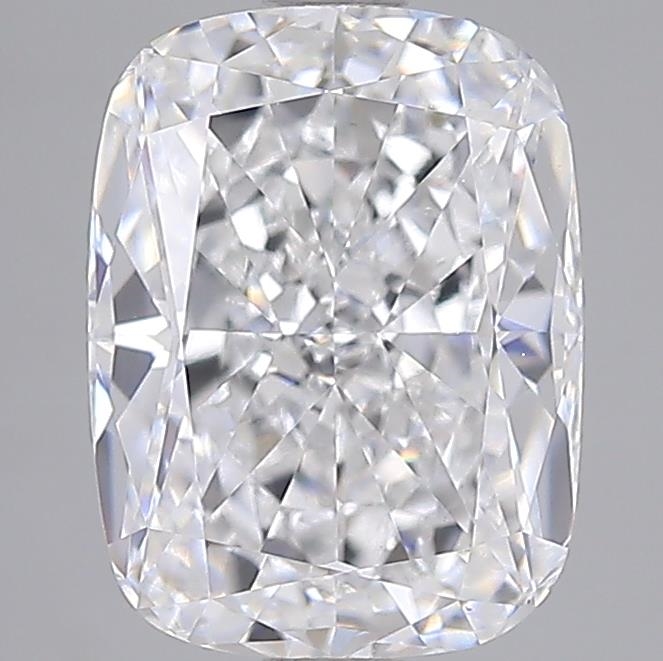 3.09 ct D VS1 Cushion lab-grown diamond