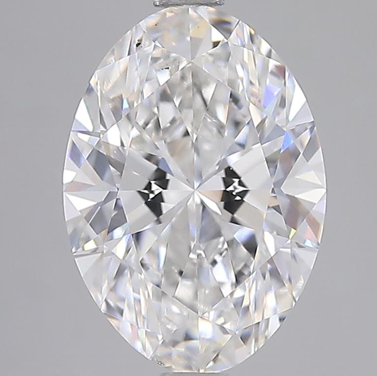 3.06 ct F VVS2 Oval Brilliant lab-grown diamond