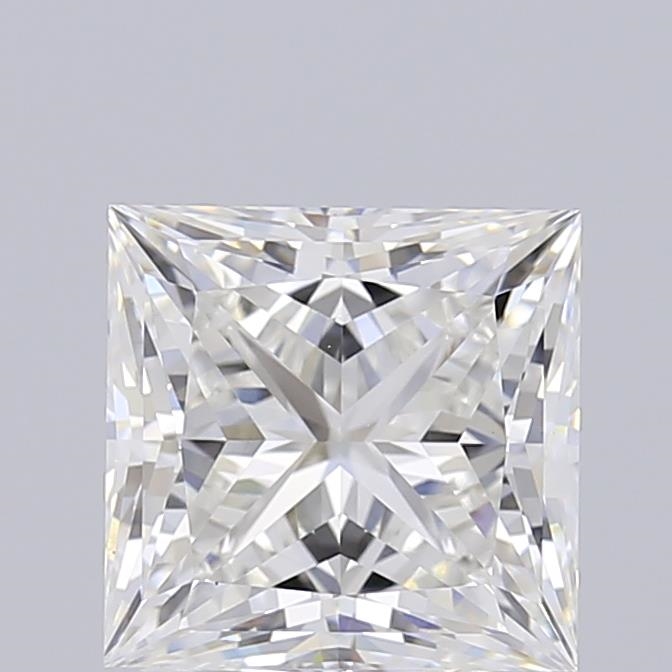 3.06 ct F VVS2 Princess Cut lab-grown diamond