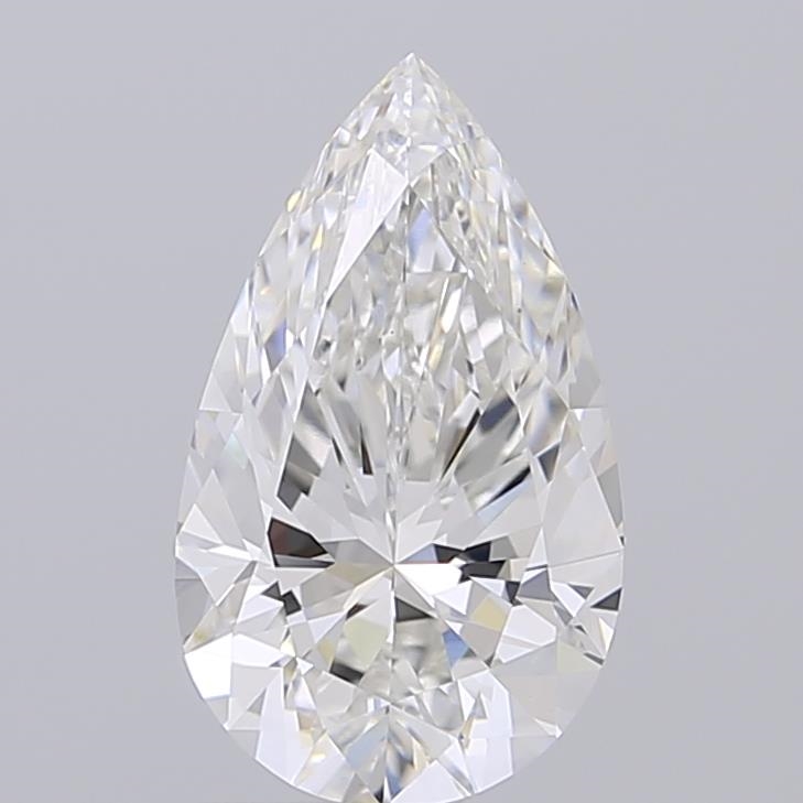 2.10 ct F VVS2 Pear Brilliant lab-grown diamond