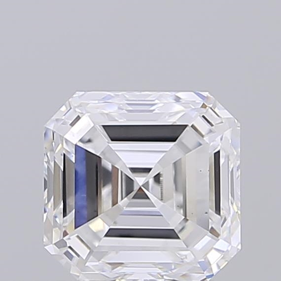 2.03 ct D VS1 Asscher lab-grown diamond