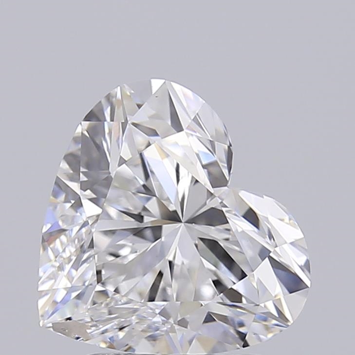 2.06 ct D VVS2 Heart Brilliant lab-grown diamond