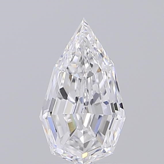 1.05 ct D VVS2 Modified Pear Step Cut lab-grown diamond