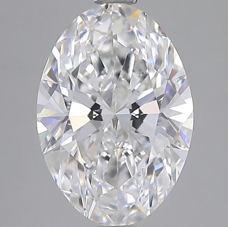 3.03 ct E VVS1 Oval Brilliant lab-grown diamond