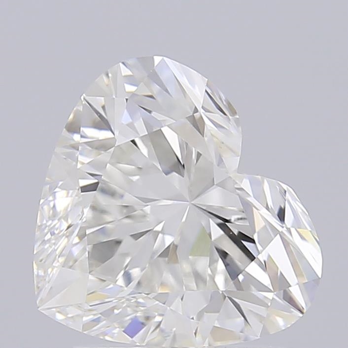 2.10 ct F VVS2 Heart Brilliant lab-grown diamond