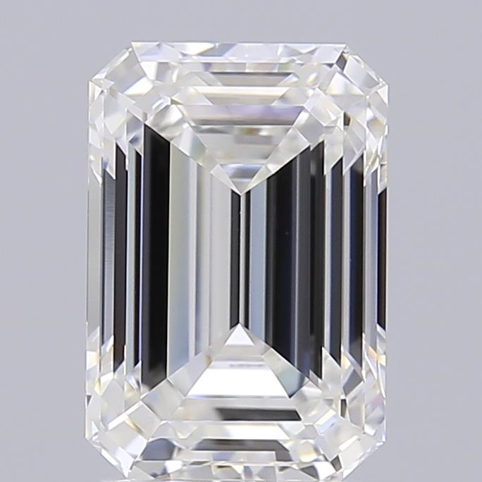 3.09 ct F VVS1 Emerald Cut lab-grown diamond